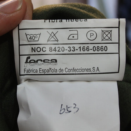 Spanish Army Thermal Top Genuine Surplus Zip Neck Military Long Sleeve (3821)