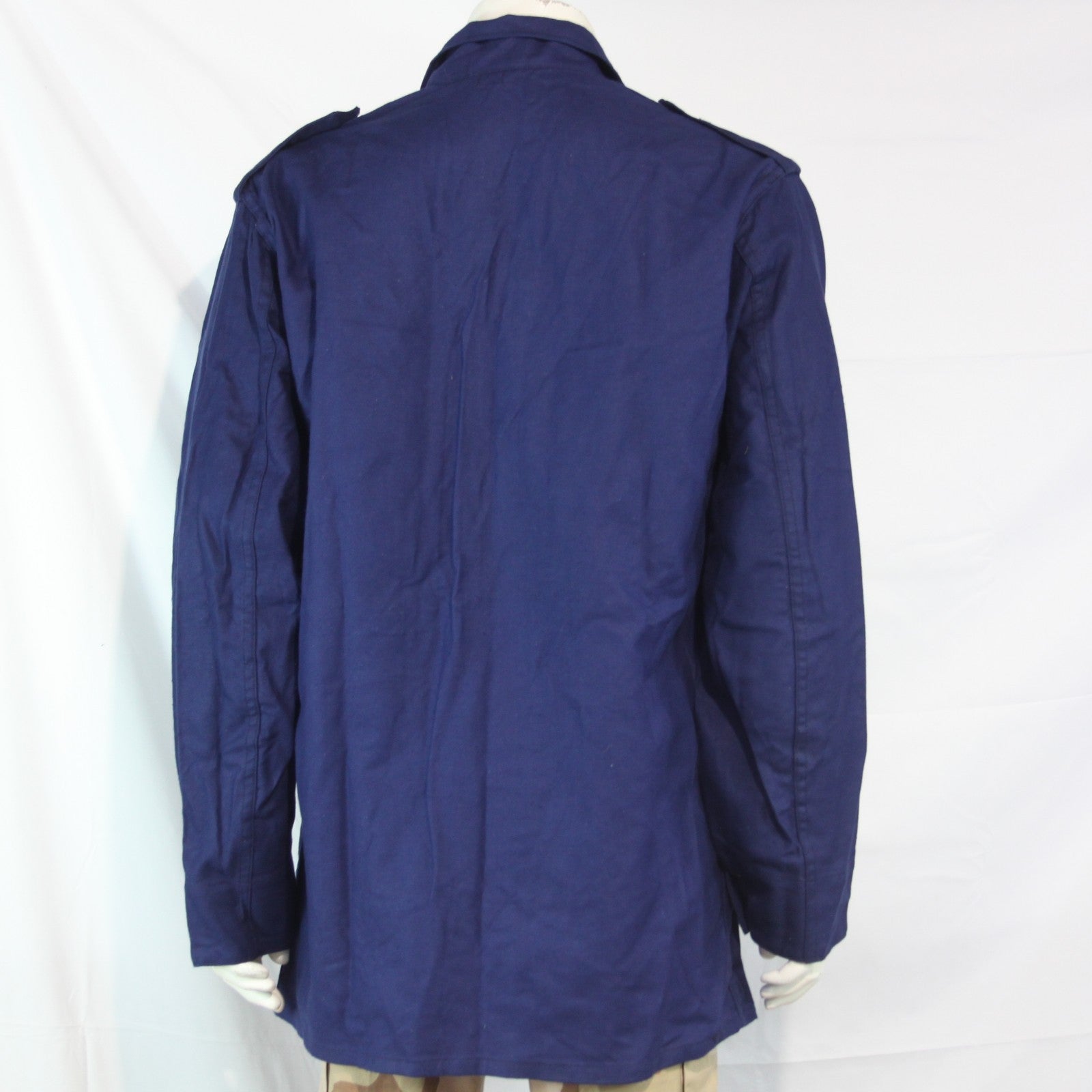 1970's Swedish Vintage Naval Shirt Military Genuine Surplus 46" (4227)