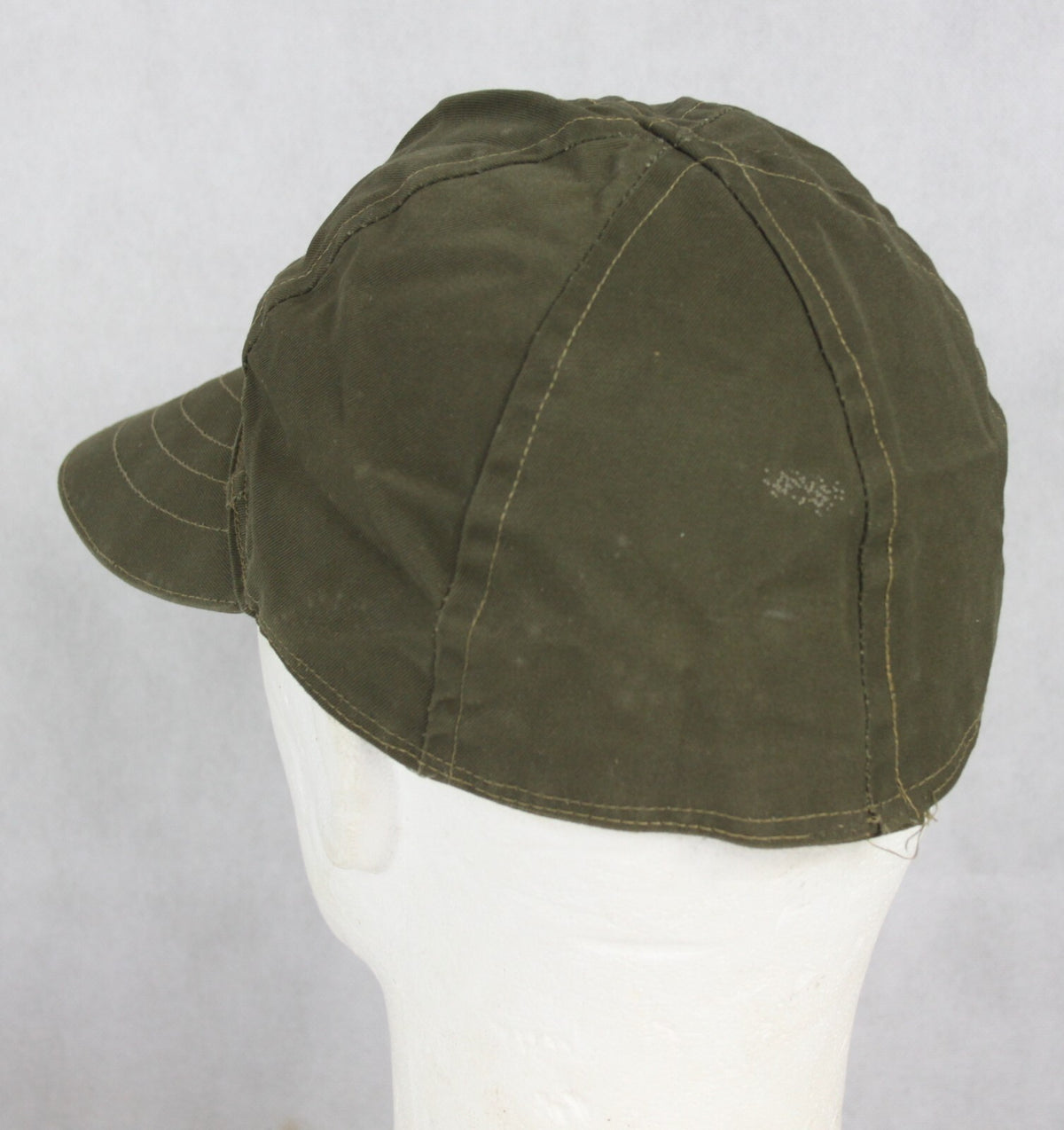 Genuine Surplus Vintage Italian ARMY Olive Peak Cap Forces Military Soft
