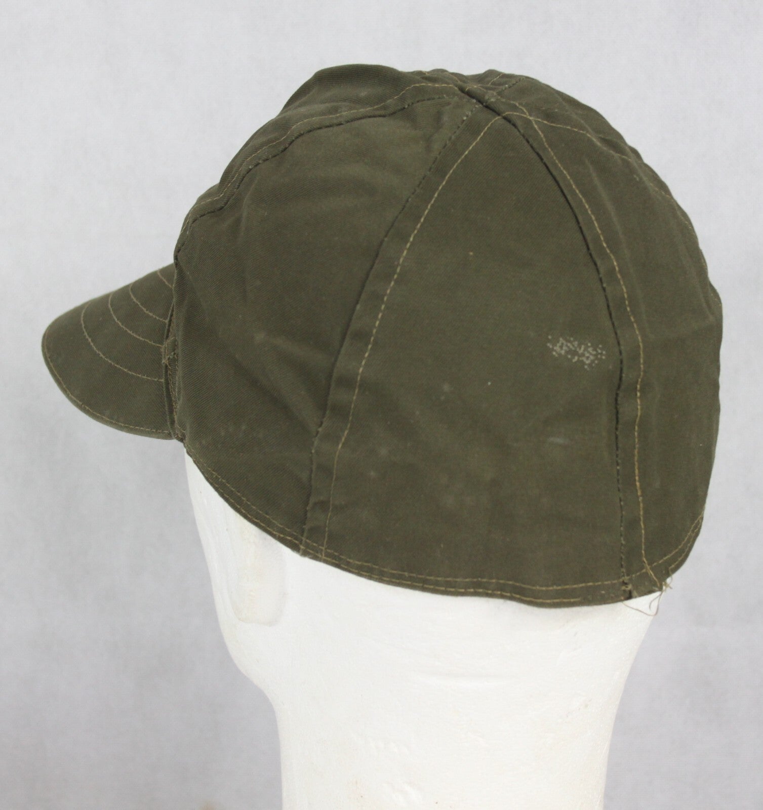 Genuine Surplus Vintage Italian ARMY Olive Peak Cap Forces Military Soft