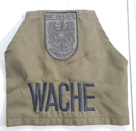 Genuine Surplus Austrian Army Brassard Olive Wache Means Guard (2280)
