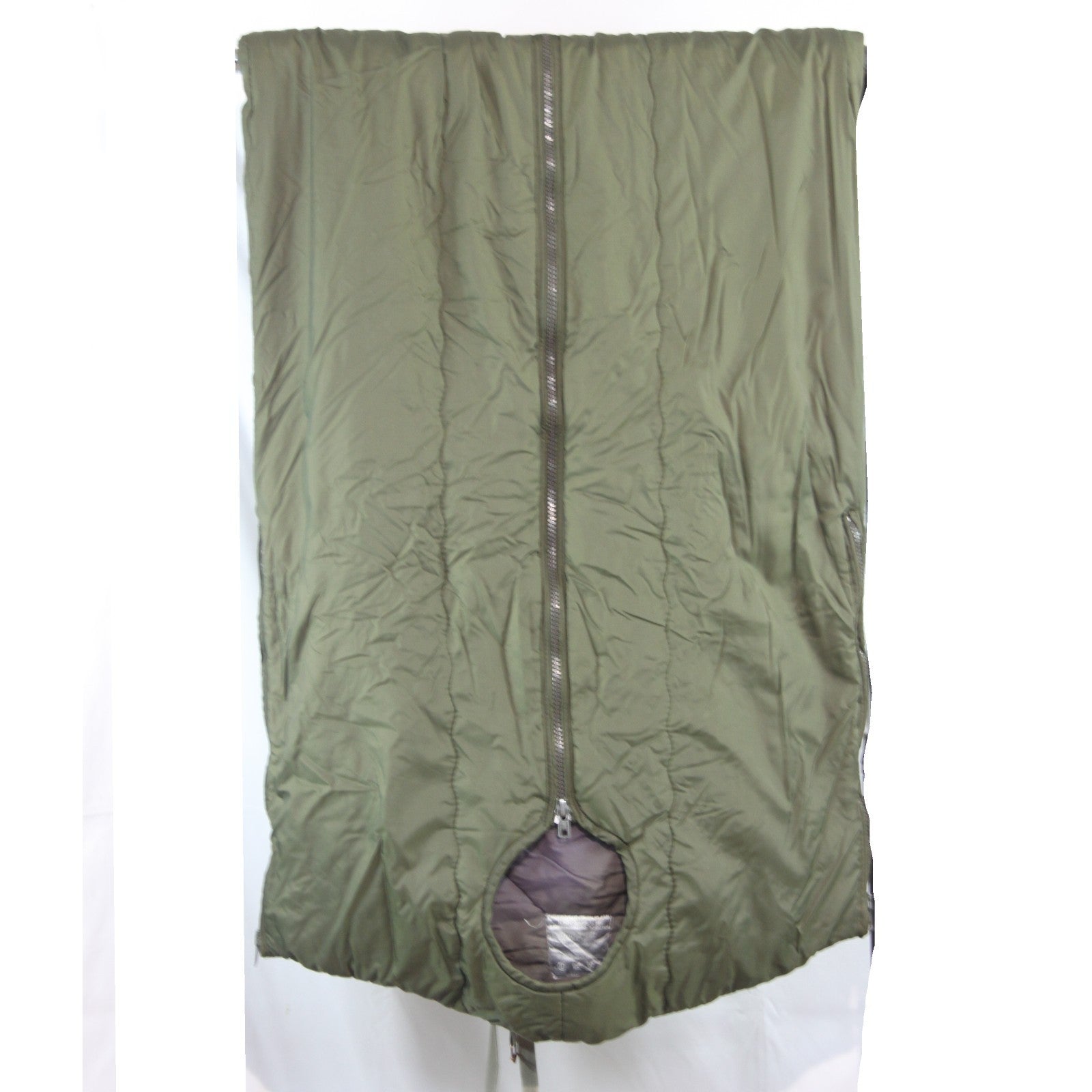 Austrian Army Genuine Surplus Sleeping Bag Olive Side Zips  (4394)