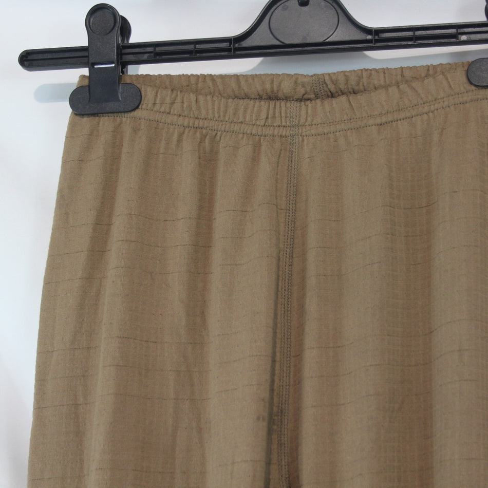 Genuine Surplus Spanish Army Wicking Long Johns Midweight Tan 3782