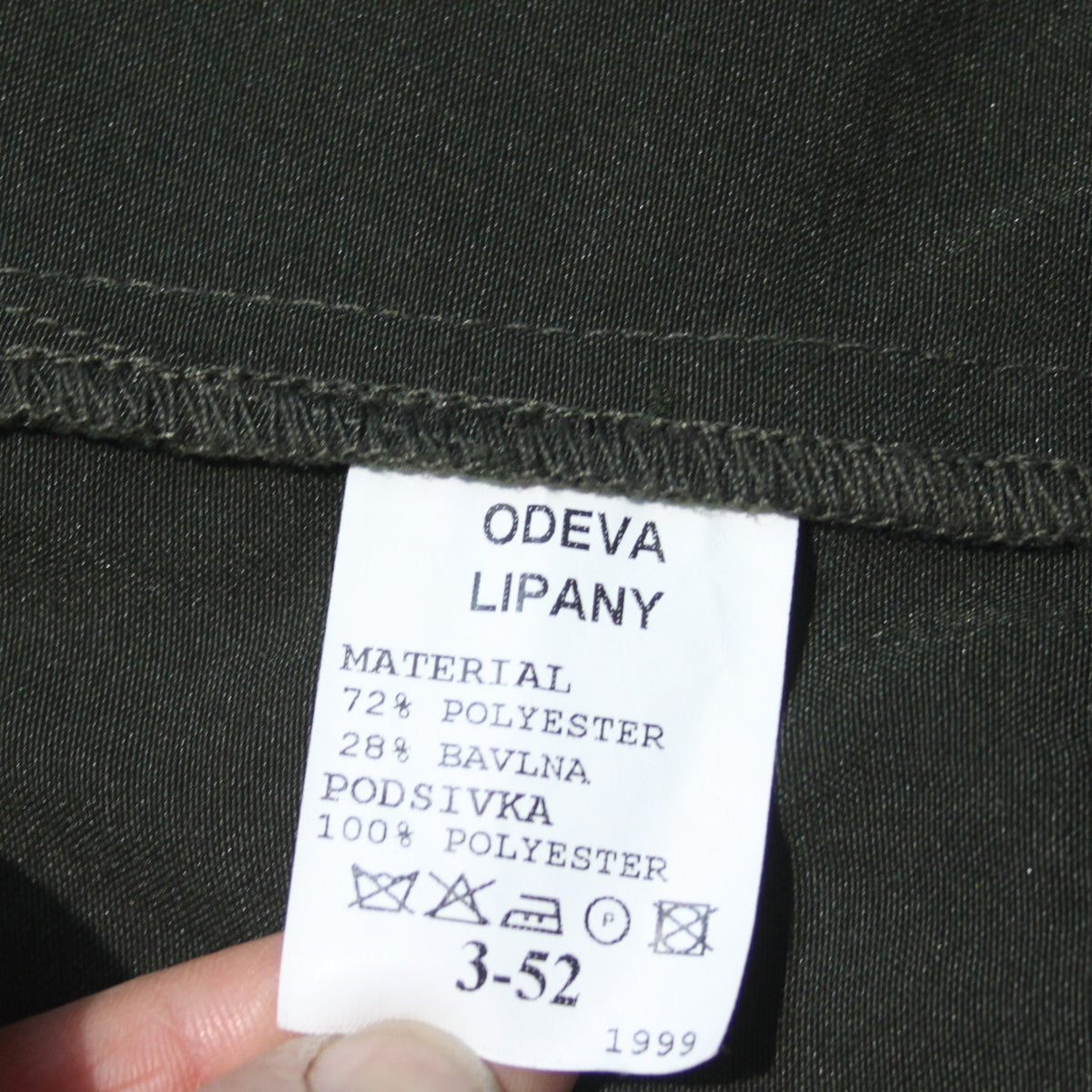 Czech Genuine Surplus Army Jacket Olive Microfibre Parka Unlined 44-46" (4027)