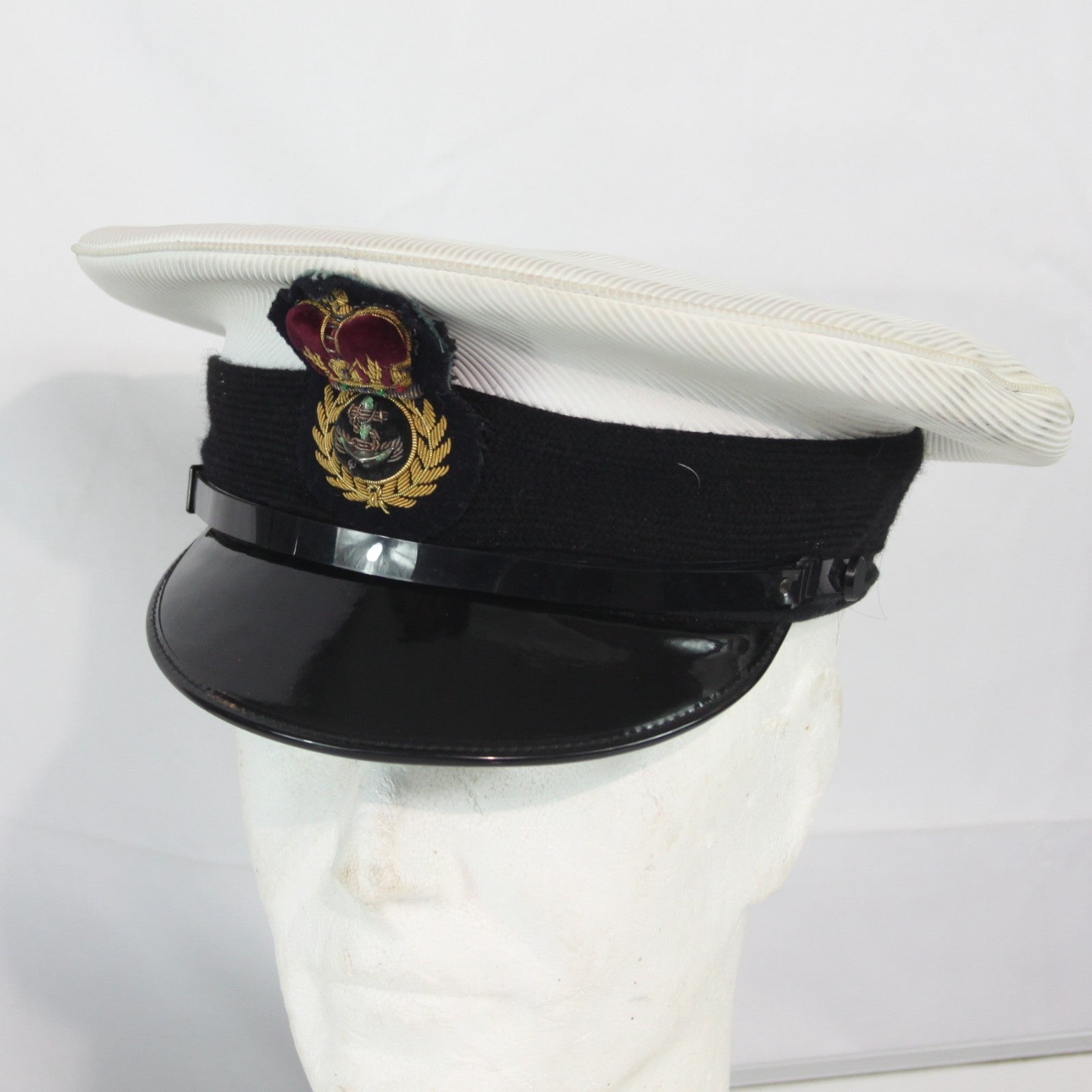 British Royal Navy Petty Officers Mens Dress Hat Genuine Surplus Cap G1 (4449)