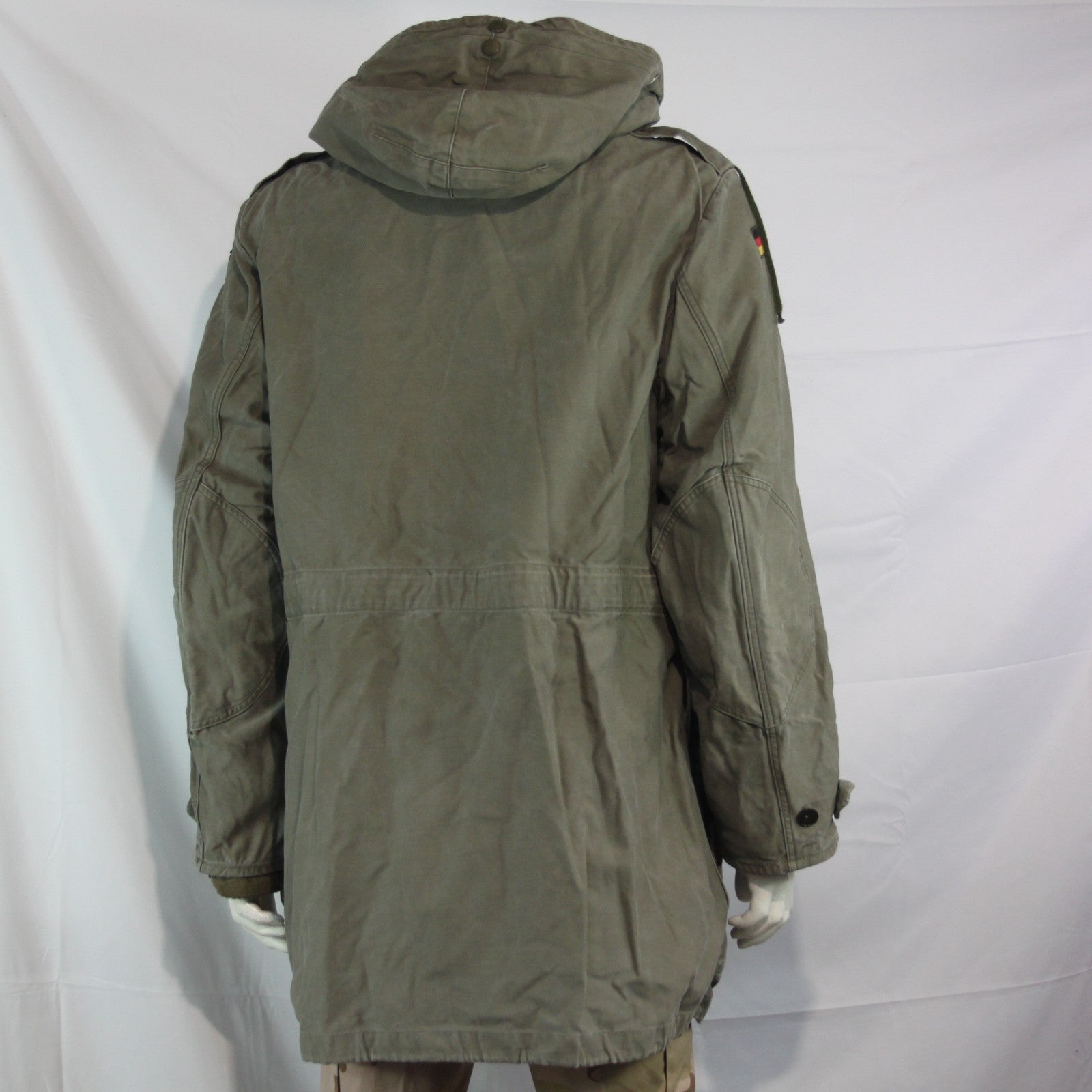 German Army Olive Parka Genuine Surplus Winter Coat Lined Long 42-44" (3795)