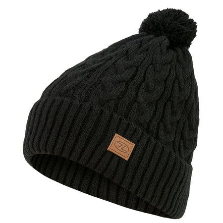 Knitted Bobble Hat Ski Thermal Winter Warm Fleece Lin Green Black Grey Red Yello