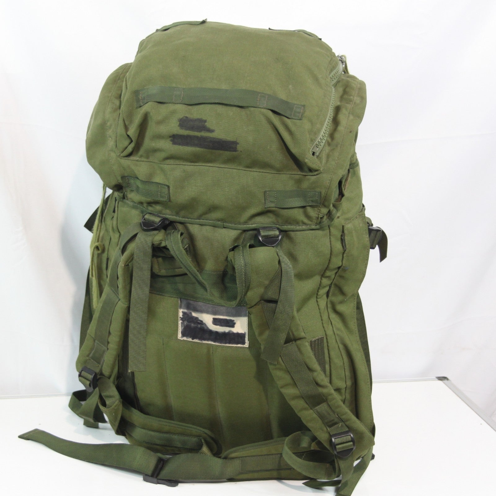 Vintage British Army PLCE Surplus Bergen Rucksack Olive Short Back (4019)