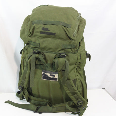 Vintage British Army PLCE Surplus Bergen Rucksack Olive Short Back (4019)