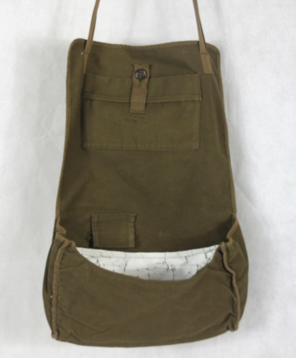 Genuine Surplus French Indo-China War 1950's Wash Kit Bag Canvas (462) 