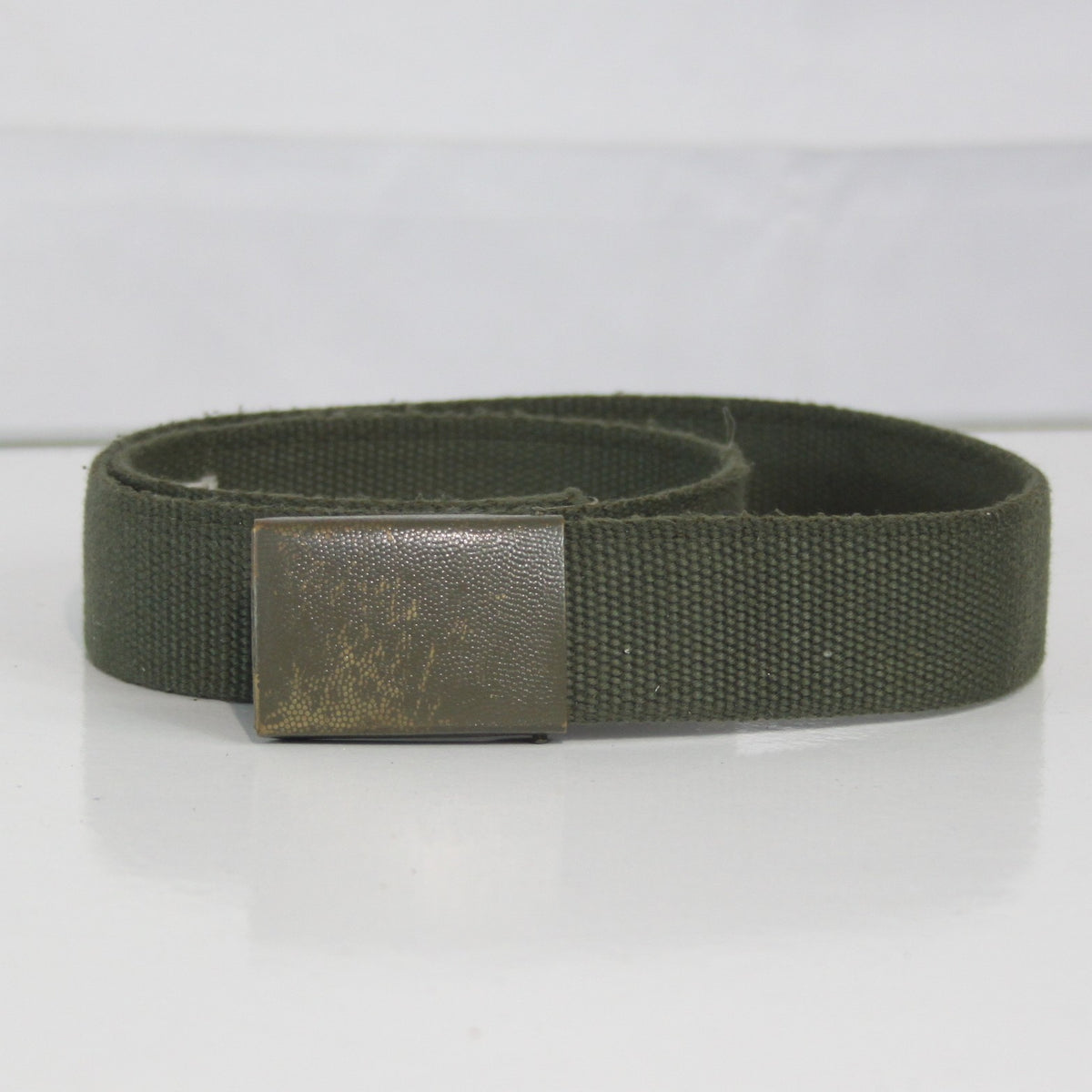 Genuine Surplus Dutch Army 30mm Webbing Belt Military Olive  (4095)