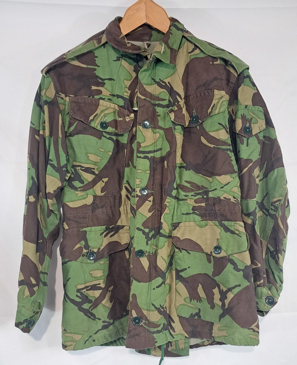 Genuine Surplus British 1970's Lined Vintage DPM Camo Jacket 36" (2641)