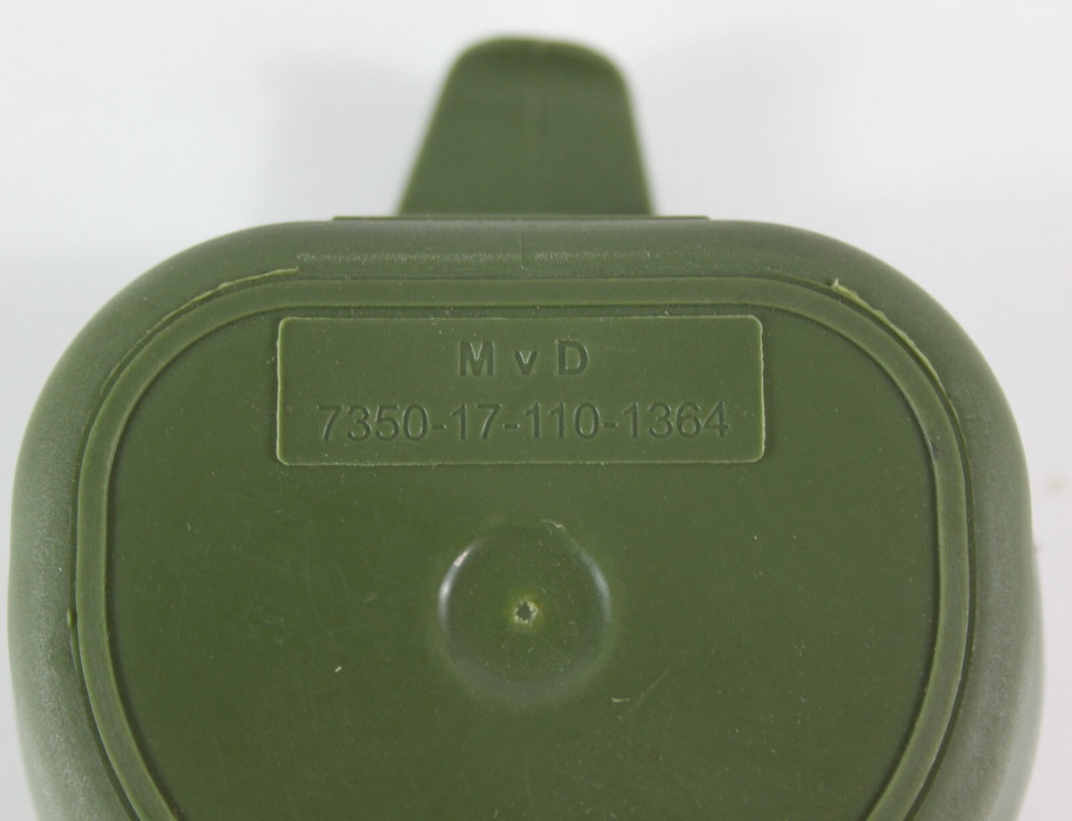 Genuine Surplus Swedish Folding Camping Cup Green Plastic Compact Small Travel