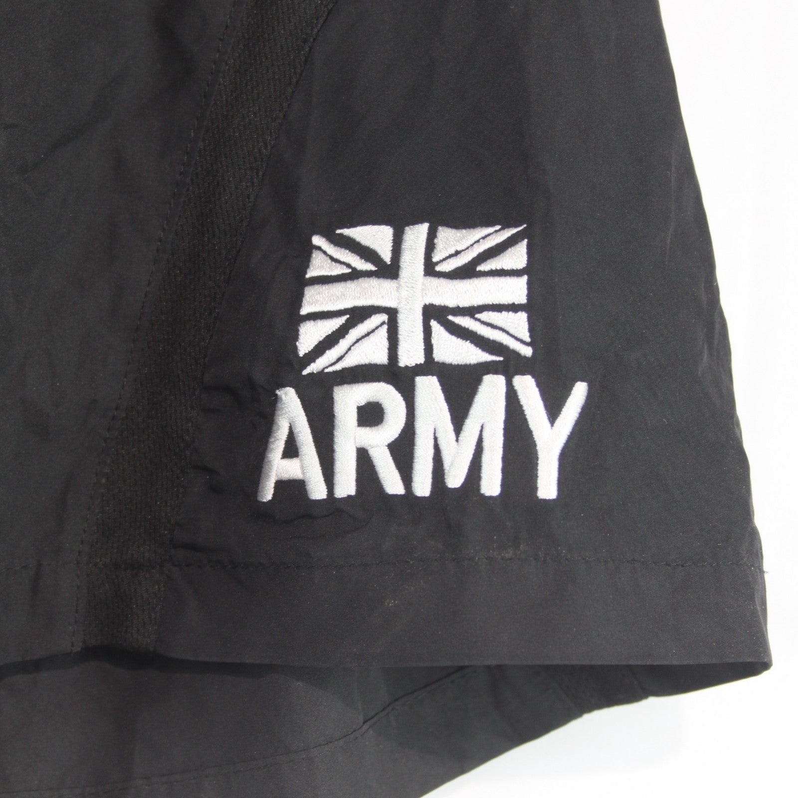 Genuine Surplus British Army PT Shorts Black Embroidered (4379)
