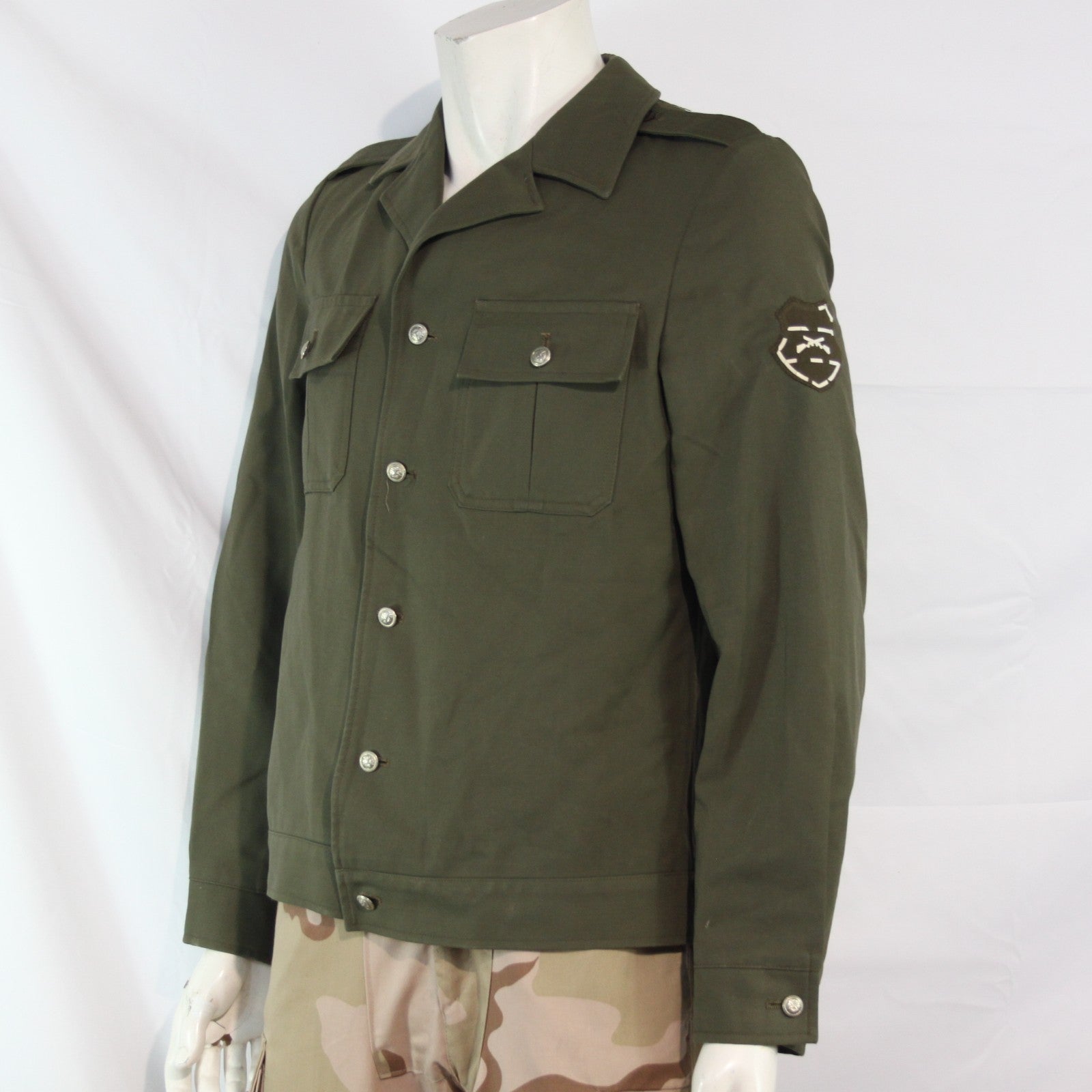Genuine Surplus Hungarian Army Short Jacket Olive Green 36-38" Chest (3498)