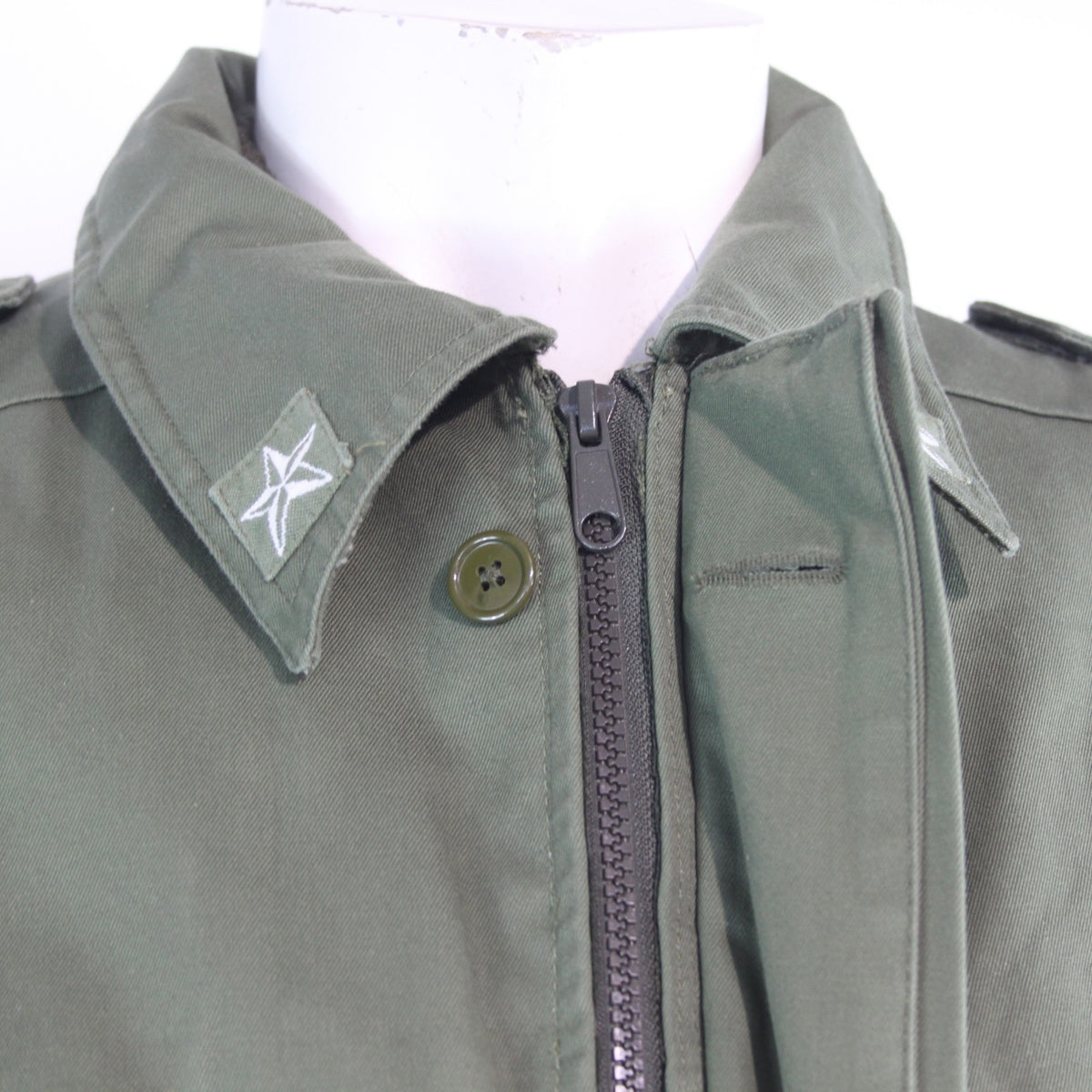 Italian Army Parka and Liner Genuine Surplus Warm Coat 42" Chest Olive  (4301)