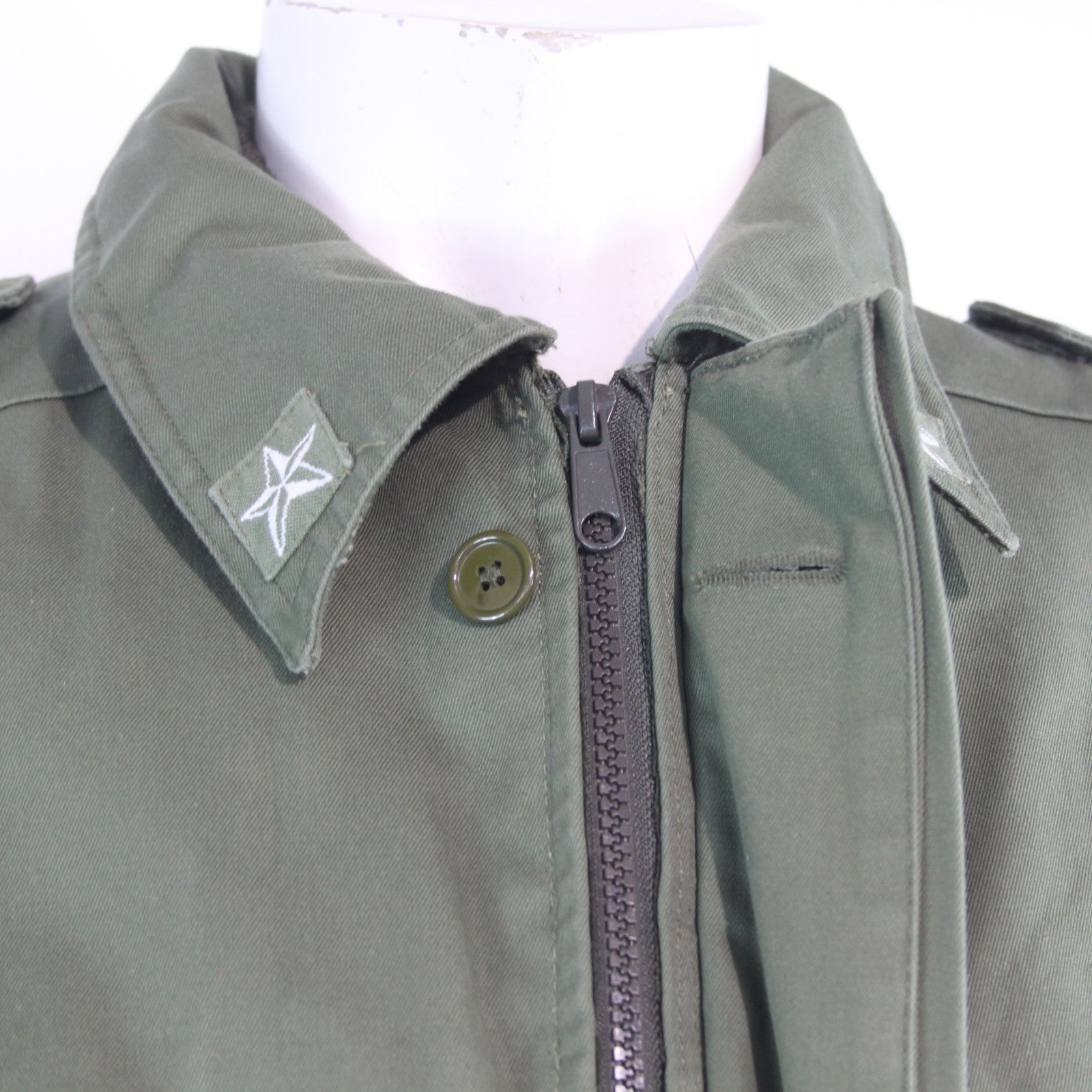 Italian Army Parka and Liner Genuine Surplus Warm Coat 42" Chest Olive  (4301)