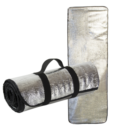 Highlander Reflective Foil Thermal Camping Sleep Mat Foam Backed  