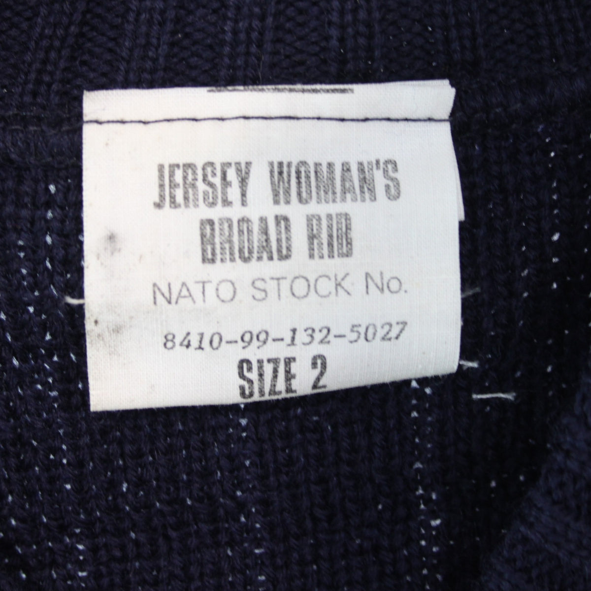 Womens Army Wool Jumper British Military Genuine Surplus Navy Rib Size 14 (3549)