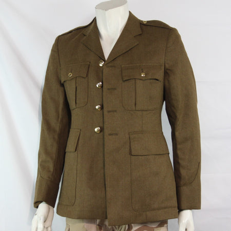 Genuine Surplus British Army Dress Uniform Jacket Tan 36" Chest Short (3589)