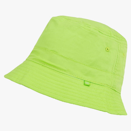 Highlander Bucket Sun Hat Summer Breathable 100% Cotton wide Brim Lime Green