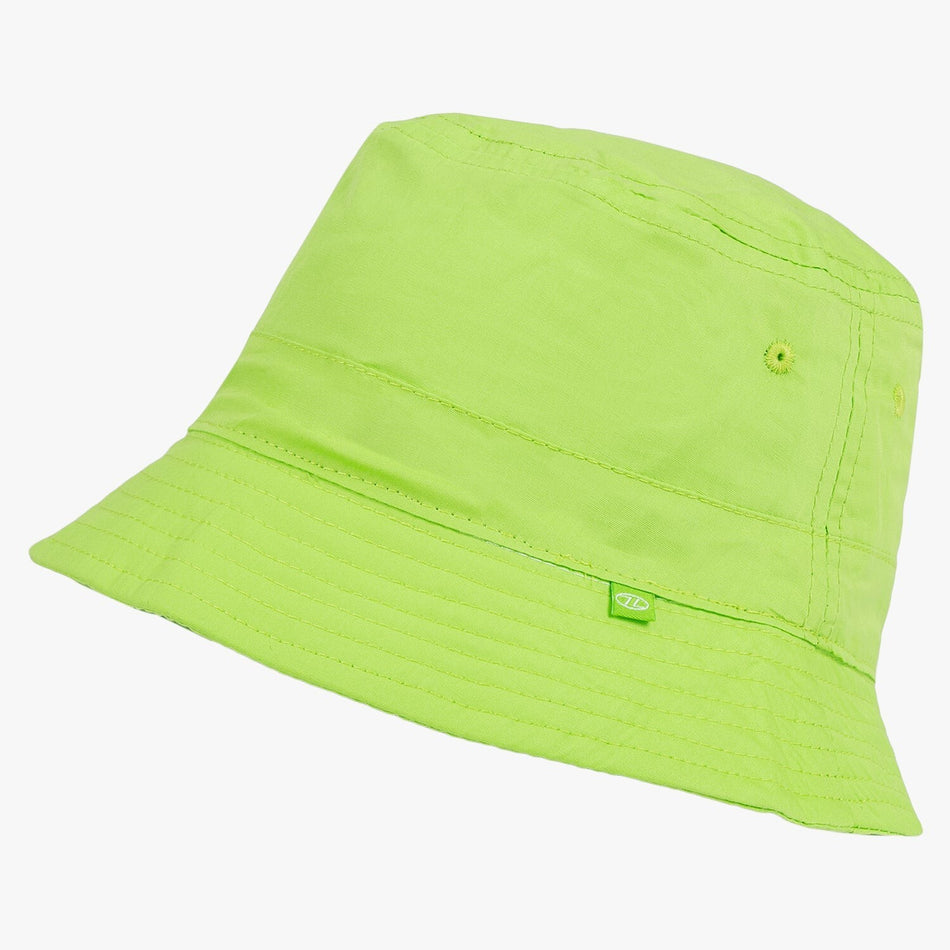 Highlander Bucket Sun Hat Summer Breathable 100% Cotton wide Brim Lime Green