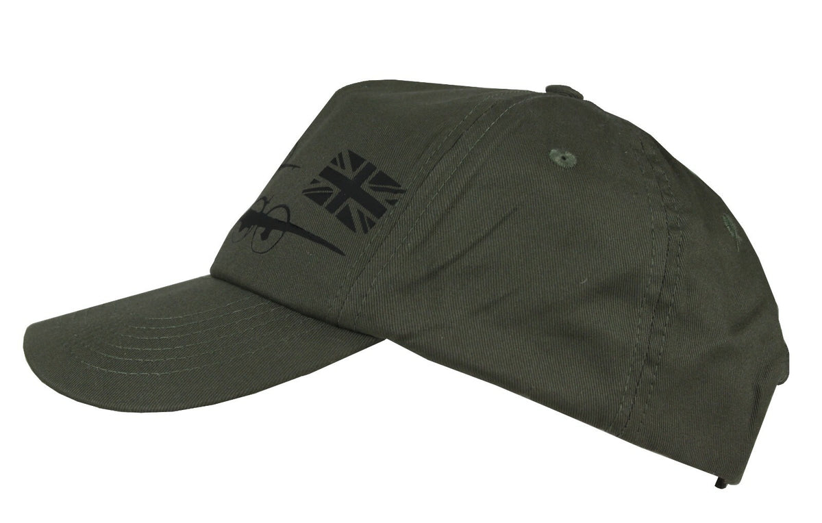 Warbird Print Exclusive Printed Baseball Cap Cotton Lancaster Spitfire RAF Plane