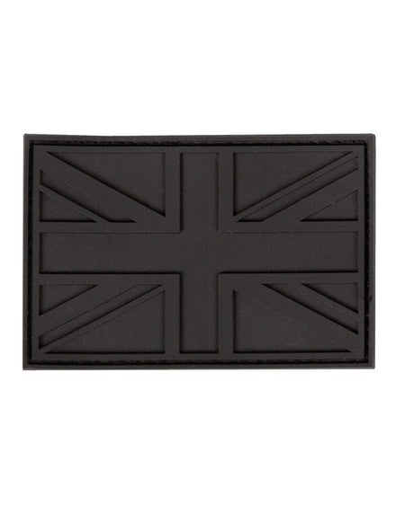 Kombat Subdued Rubber Union Jack Patch Tactical Patch Hook Loop Backed 45 x 72mm