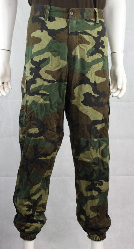 Genuine Surplus Italian Army Woodland Camo Combat Trousers 38" Waist