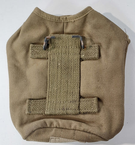 Genuine Surplus French 1960's Vintage Water Bottle Cover Insulated Wool 1597
