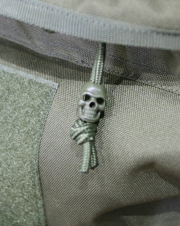 Pack10 Skull Cord Locks Stoppers Toggle Tactical Military Airsoft EMO Punk