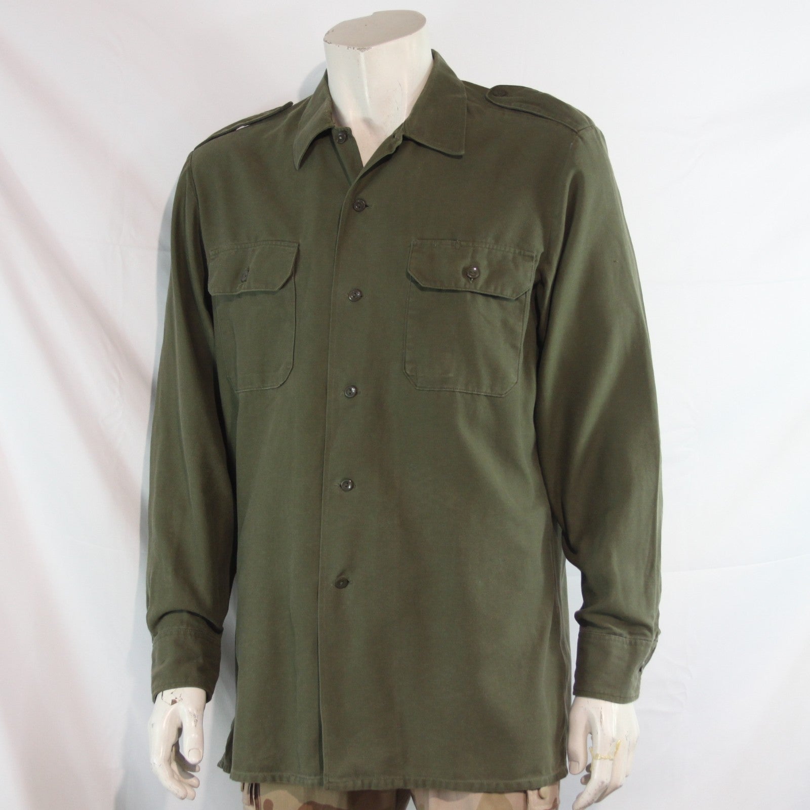 Genuine Surplus German Army Long Sleeve Moleskin Shirt UnBadged (4267)