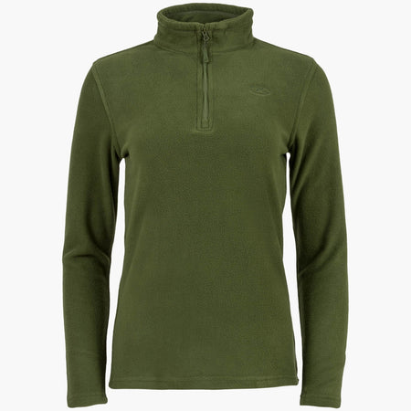 Ex-Display Highlander Ladies Ember Zip Neck Fleece Pullover Top Sweater