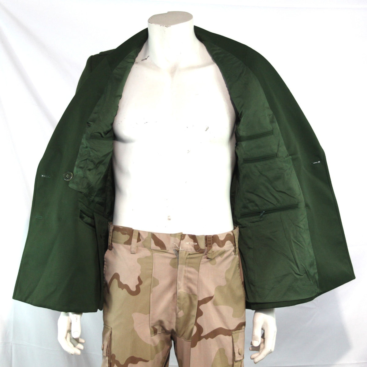 Womens German Police Blazer Green Jacket Genuine Surplus UK 12-14 (3593)