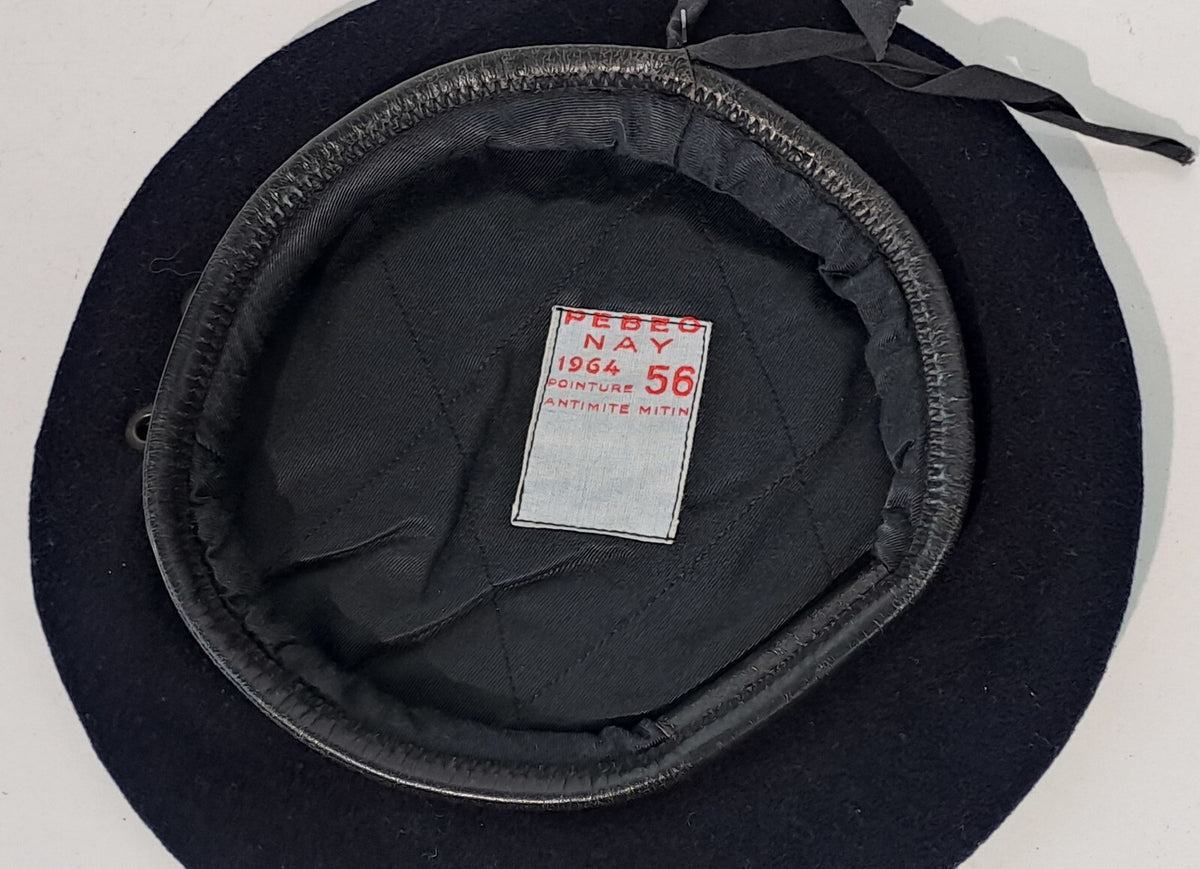 Genuine Surplus French  Army Dark Navy Beret hats Wool