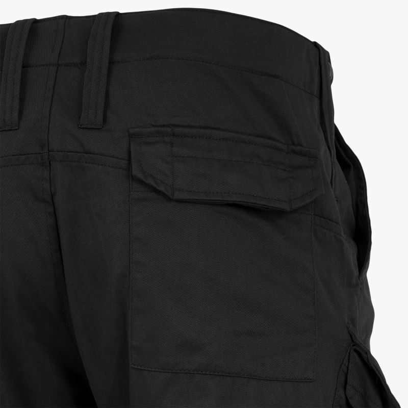 Highlander Midweight Delta Trousers Military Style Black Olive Camo Polycotton