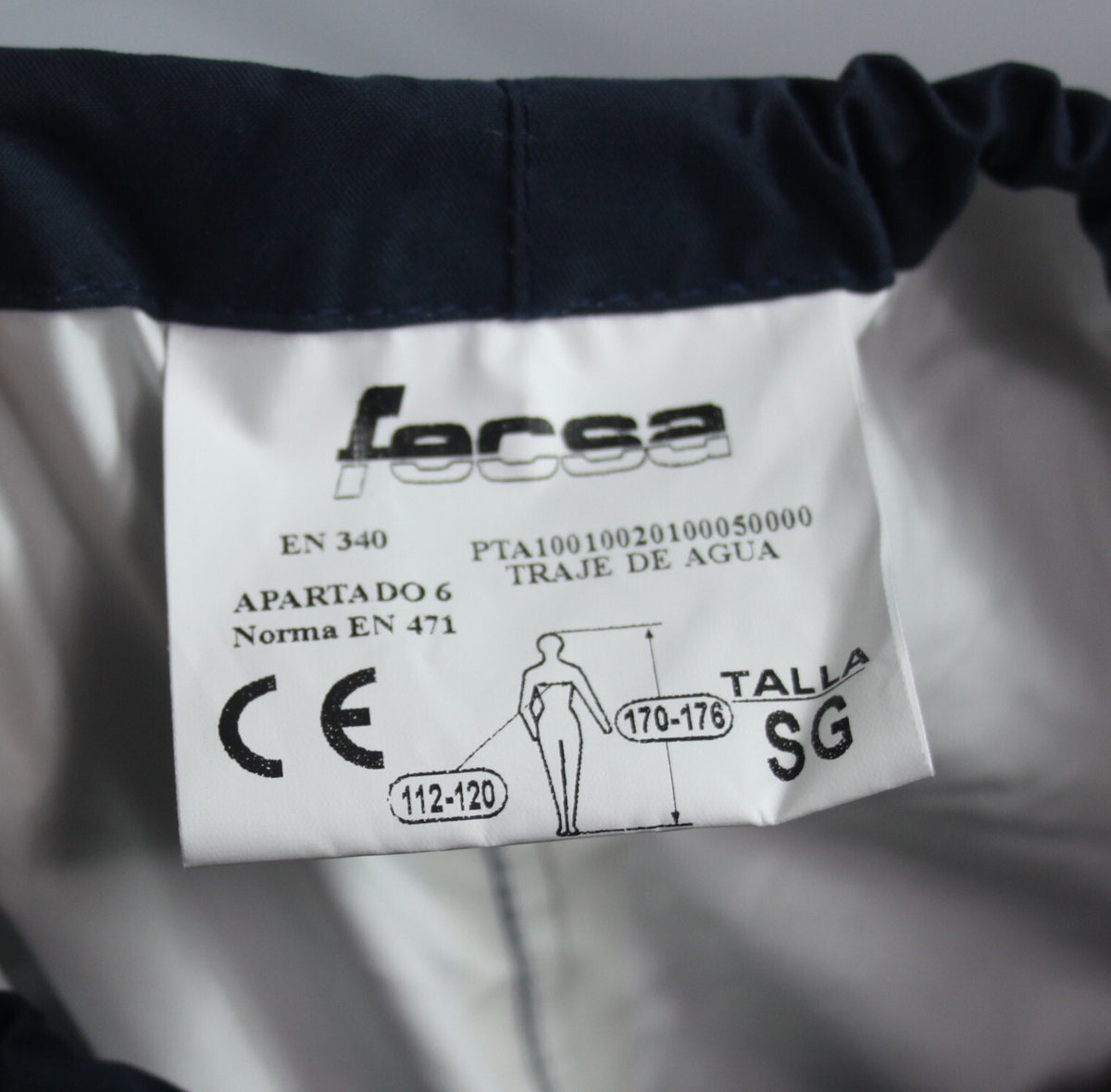 Genuine Surplus Spanish Police Waterproof Over Trousers 38-42" refelctive (1436)