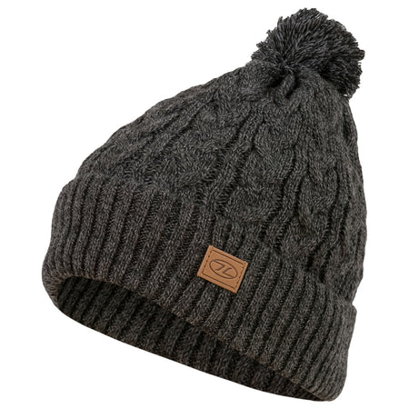 Knitted Bobble Hat Ski Thermal Winter Warm Fleece Lin Green Black Grey Red Yello
