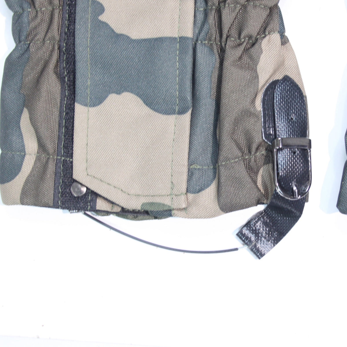 Waterproof Woodland Camo Gaiters with wire underfoot strap PVC Coated Adult 3948