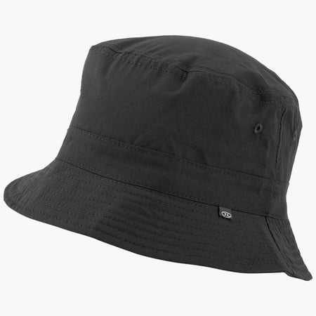 Highlander Bucket Black Sun Hat Summer Lightweight Breathable Cotton wide Brim