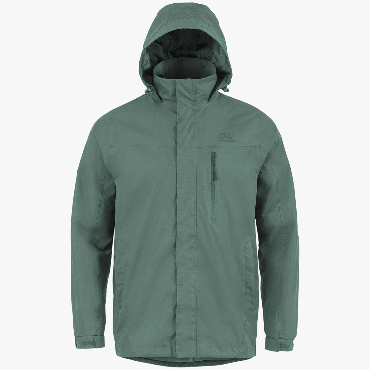 Ex-Display Highlander Kerrera Waterproof Breathable Rain Jacket Coat Slate Green