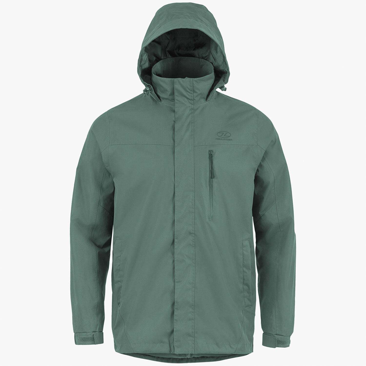 Ex-Display Highlander Kerrera Waterproof Breathable Rain Jacket Coat Slate Green