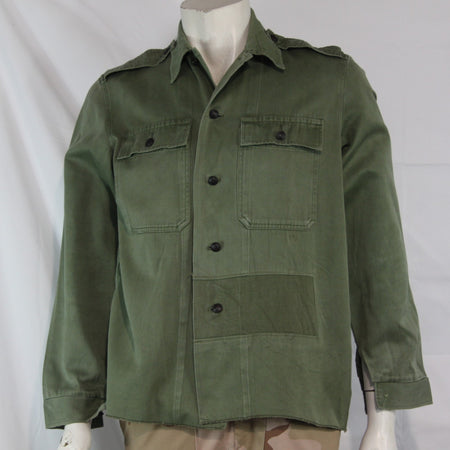 Genuine Surplus Hungarian Army Field Shirt Repaired Heavyweight  38-40" (4069)