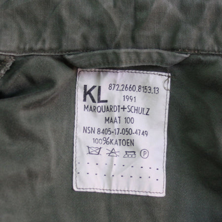 Genuine Surplus Dutch Jacket Coverted to Gilet Sleeveless Canvas 38" chest (3257