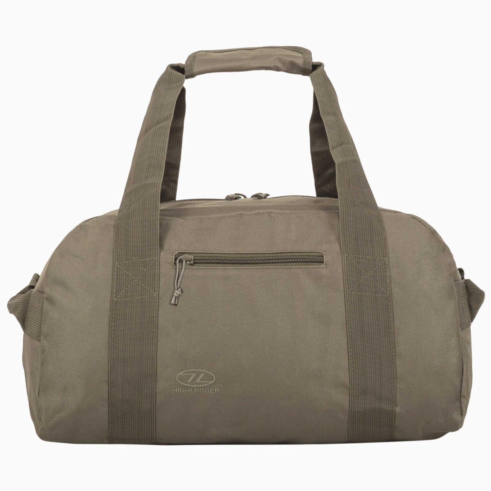 Highlander Cargo Holdall Duffle Bag 30 Litre Small Strong Durable Black Green
