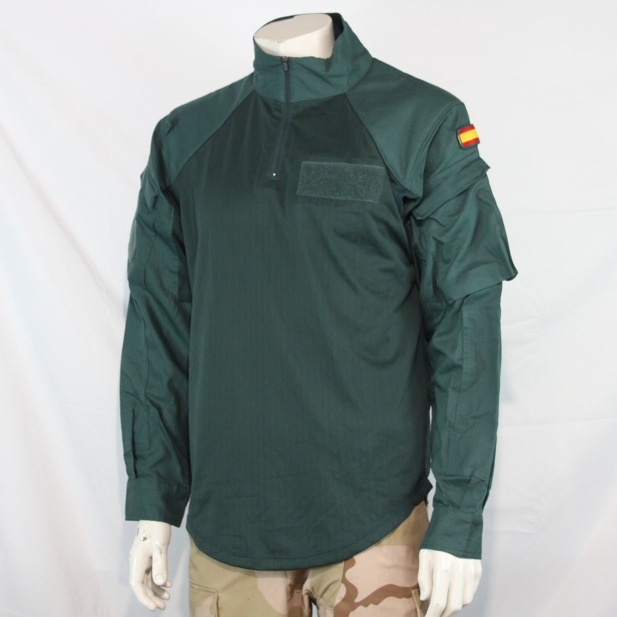 Genuine Surplus Spanish Police UBAC Shirt Bottle Green Tactical S/Grade (3181)