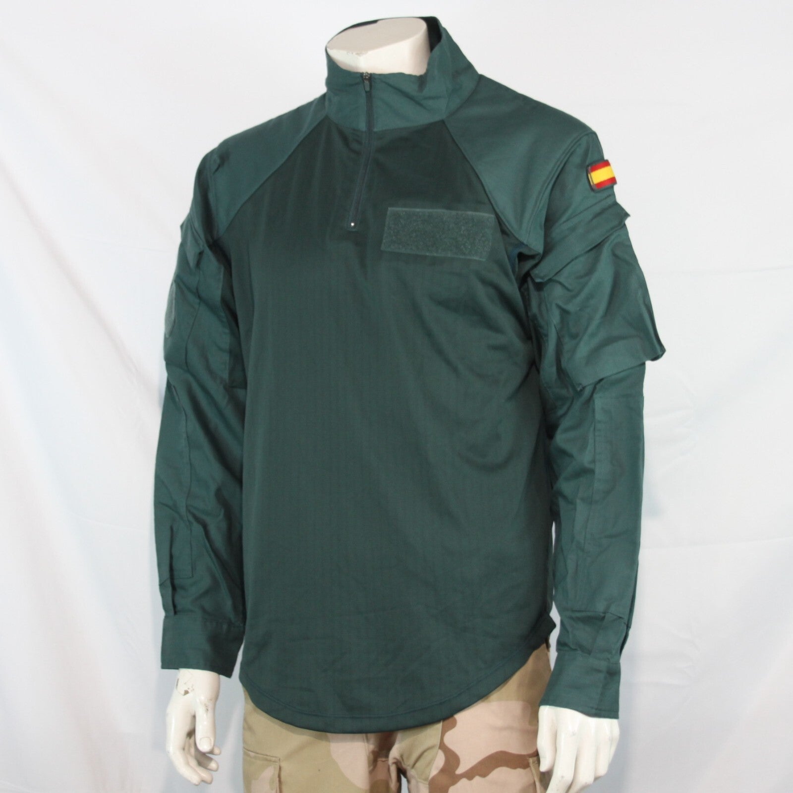 Genuine Surplus Spanish Police UBAC Shirt Bottle Green Tactical S/Grade (3181)