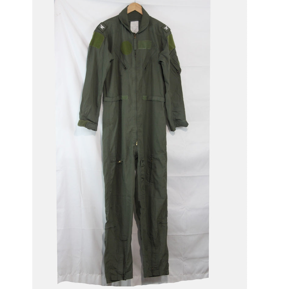 USAF US Flight Suit Airforce Badged Genuine Surplus 42" Long (4175)