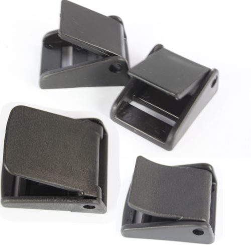 Cam Buckles Black Clip Plastic Waist Belt Rucksacks Straps Replacement 50mm