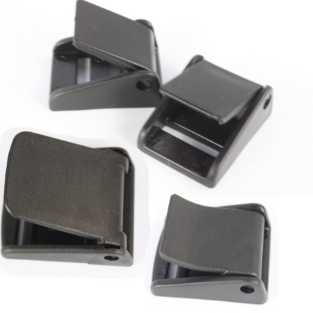 Cam Buckles Black Clip Plastic Waist Belt Rucksacks Straps Replacement 50mm